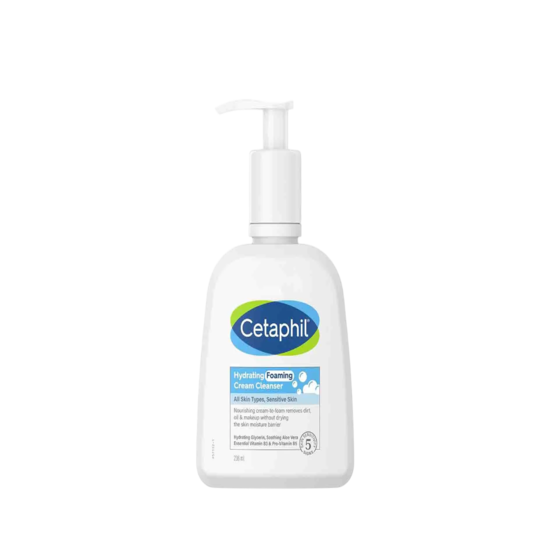 Cetaphil Hydrating foaming Cream Cleanser 236ml
