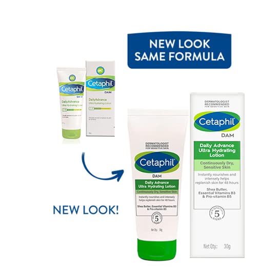 Cetaphil DAM Daily Advance Ultra Hydrating Lotion for Dry, Sensitive Skin 30g