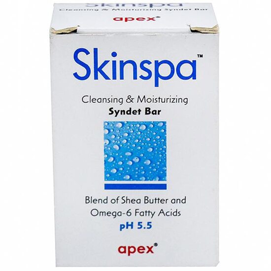 Skinspa cleansing & moisturizing syndet bar 75g, pack of 3
