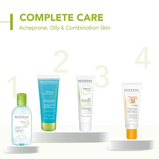 Bioderma Sebium Moussant Purifying Cleansing Gel, 100ml