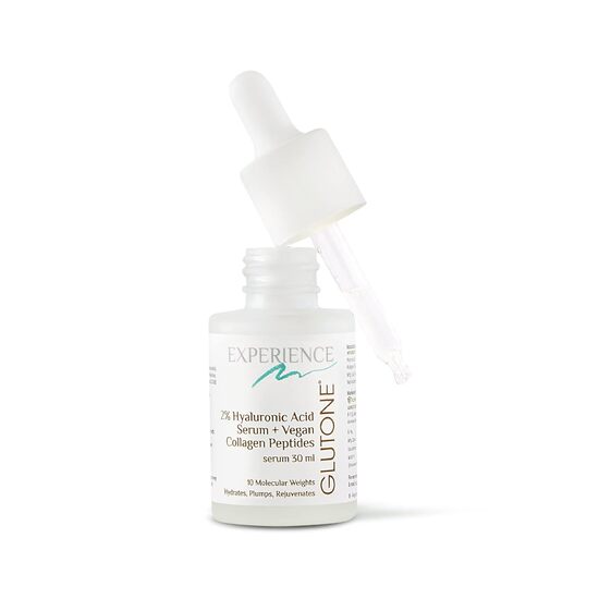 Glutone 2% Hyaluronic Acid plus vegan collagen peptides Serum, 30ml