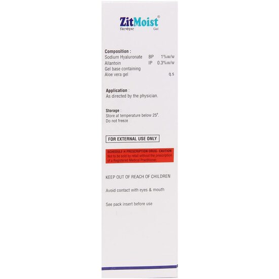 ZitMoist Gel For Acne Prone Skin 50gm,