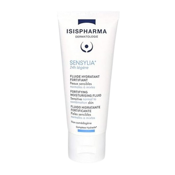 ISISPHARMA SENSYLIA Light Cream 40 ml - Fortifying Moisturizing Fluid 24 Hours - Sensitive and Dehydrated Skin