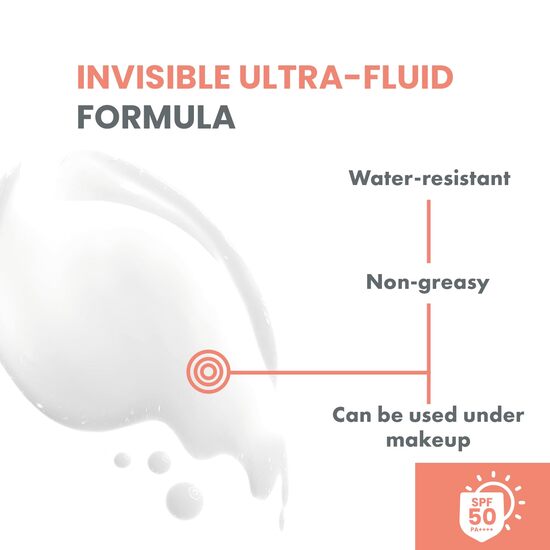 Avene Very High Protection Ultra-Light Sunscreen Fluid SPF 50+, 50ml