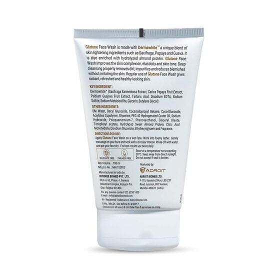Glutone Face wash, 100ml