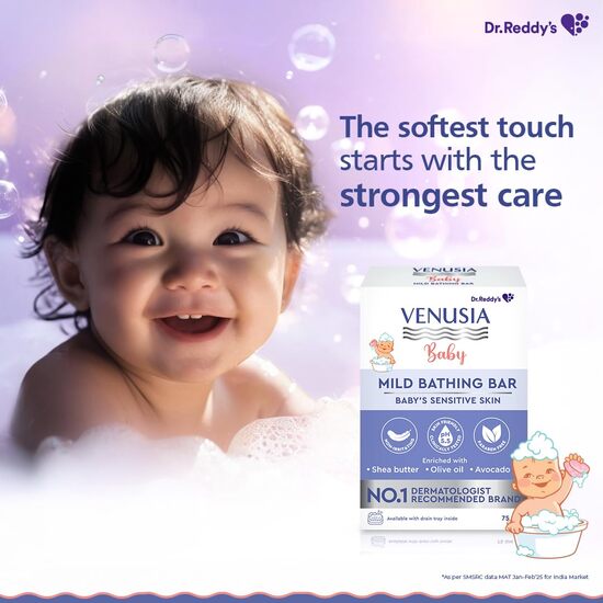 Venusia Baby Mild Bathing Bar