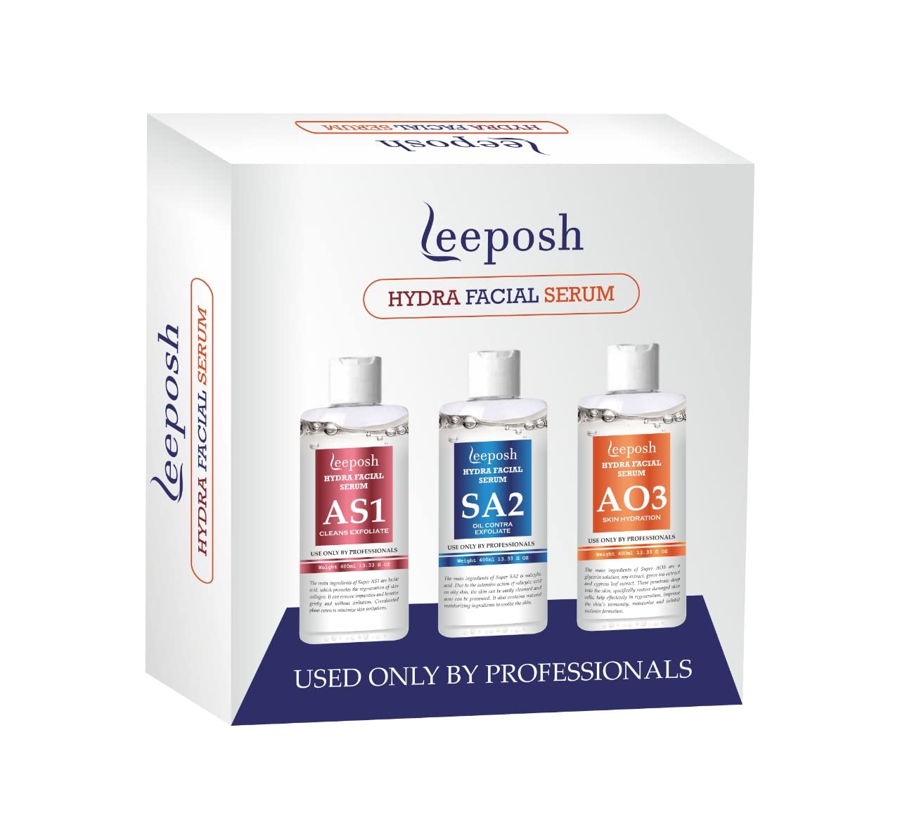 Leeposh Hydrafacial Serum 500*3