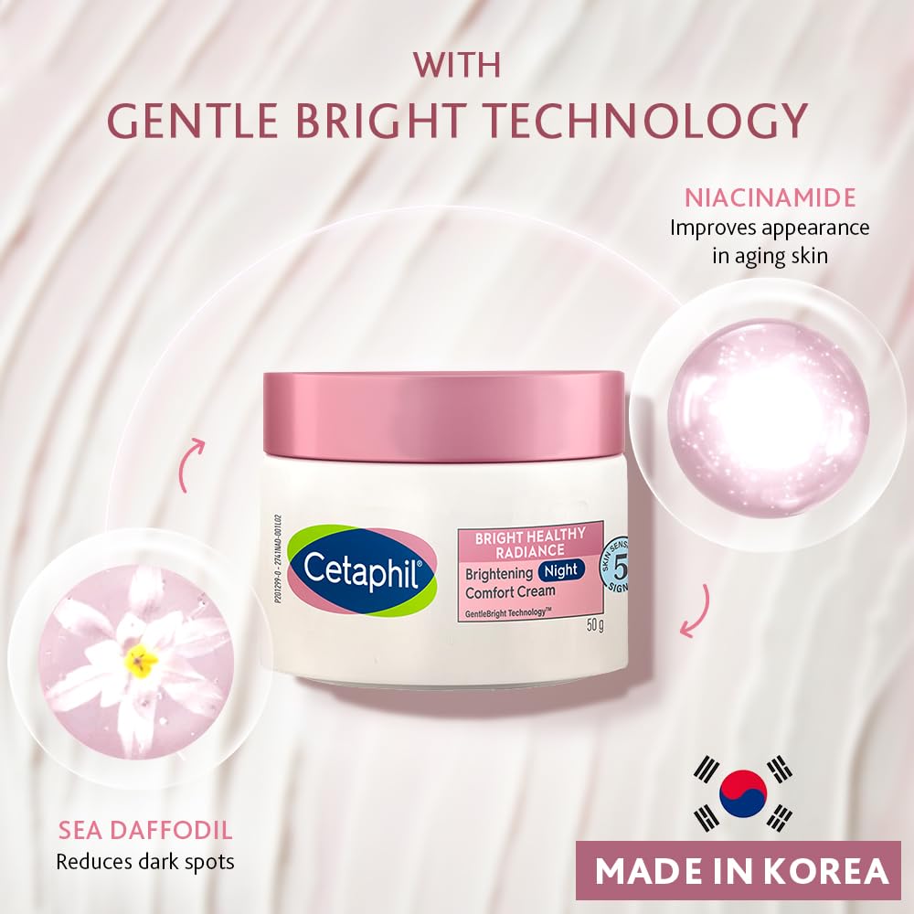Cetaphil Brightening Night Comfort Cream - 50 g