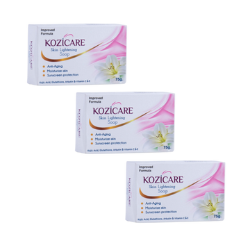 Kozicare Kojic Acid Soap 75gm Pack of 3