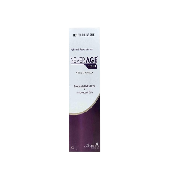 Never Age Night Anti Aging Cream, 30g