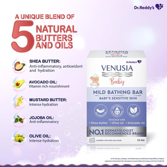 Venusia Baby Mild Bathing Bar