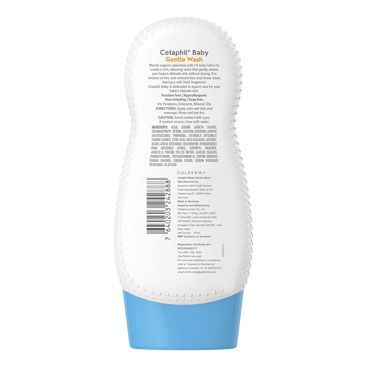 Cetaphil Baby Gentle Wash with organic calendula 230ml