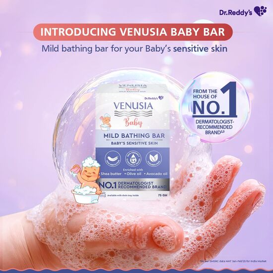 Venusia Baby Mild Bathing Bar