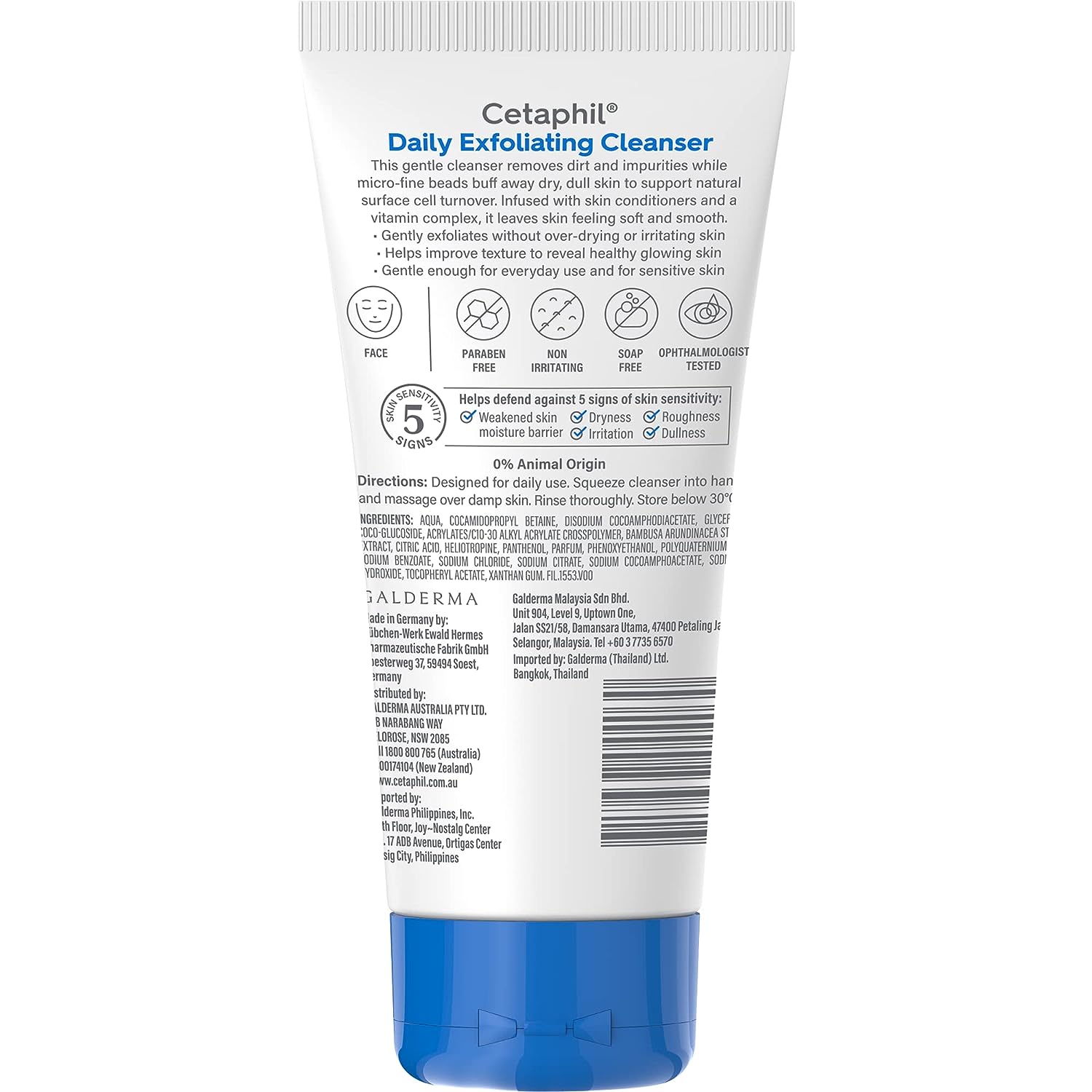 Cetaphil Daily Exfoliating Cleanser for All Skin Types -178 ml