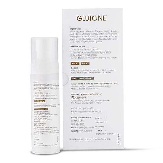 Glutone Pore Tightening Toner,