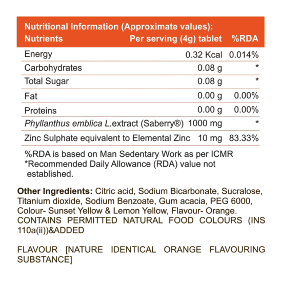 Escor-Z Orange Flavour Sugar Free,