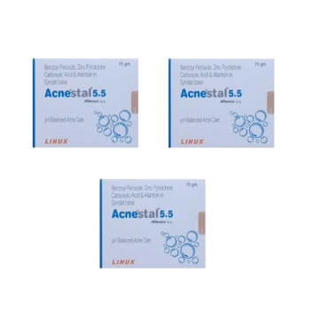 Acnestal 5.5 Soap 75gm, Pack of 3