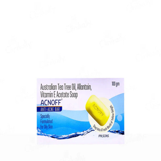 Acnoff Anti-Acne Bar 100gm Pack of 3