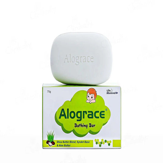 Alograce Mild & Gentle Cleansing Baby Bathing Bar 75gm x 3