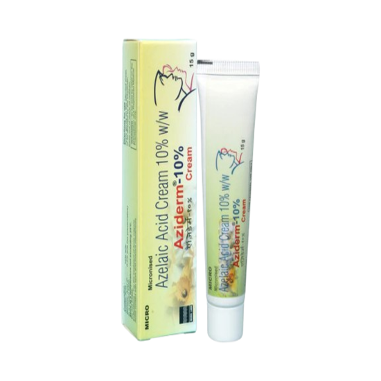 Aziderm 10% Cream, 15gm