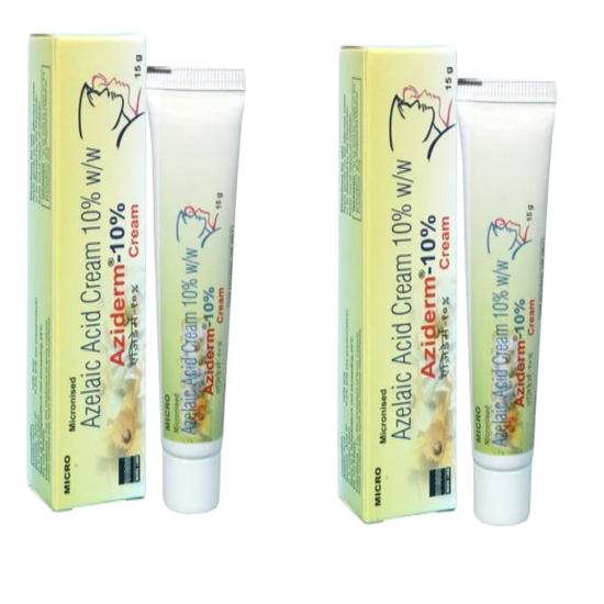 Aziderm 10% Cream, 15gm