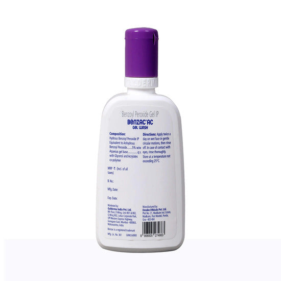 Benzac Ac 5% Gel Wash 100ml