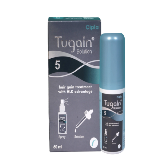 Tugain 5% Hair Solution, 60ml