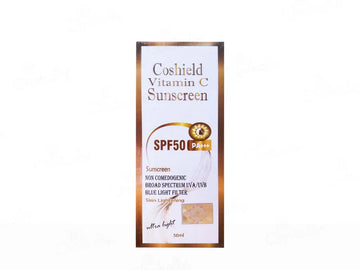 Cosderma Coshield Vitamin C Ultra Light Sunscreen SPF 50 PA+++ 50ml