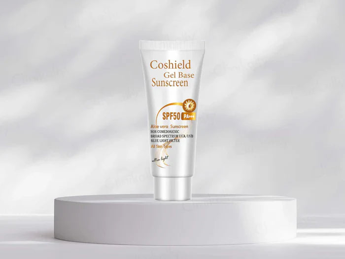 Cosderma Coshield Gel Base Aloe Vera Sunscreen SPF 50 PA+++ 50ml