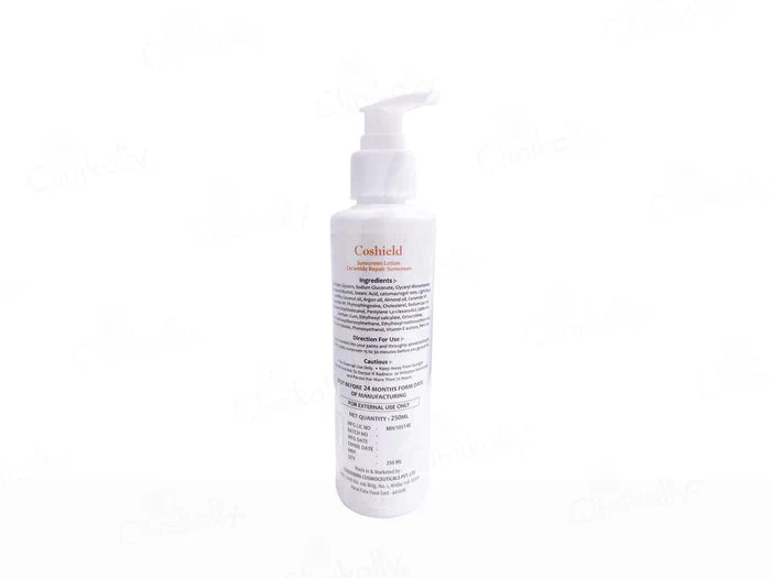 Cosderma Coshield Ceramide Repair Sunscreen Lotion SPF 50 250ML
