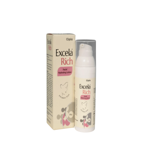 Excela Rich Facial Hydrating Lotion, 50g