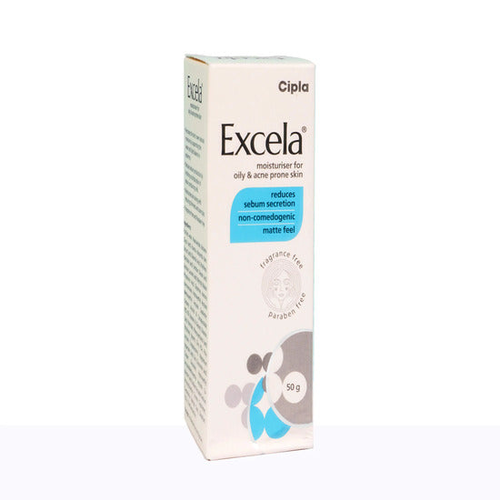 Excela Moisturiser for oily & acne prone skin, 50gm