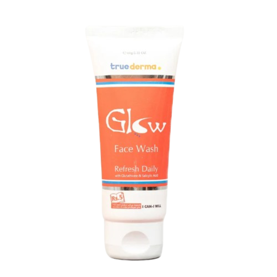 True Derma Glow Face Wash Refresh Daily,