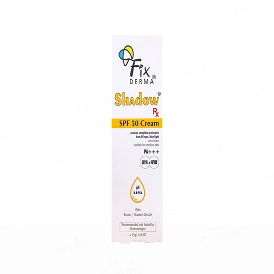 Fixderma Shadow RX SPF 50 Cream, 75gm