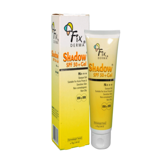 Fixderma Shadow Sunscreen SPF 50+ Gel, 75gm