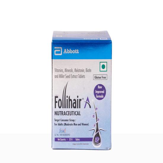 Abbott Follihair A 30 Tab Bottle