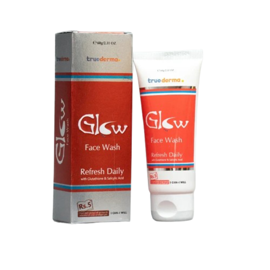True Derma Glow Face Wash Refresh Daily,