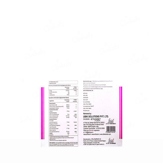 Hairvita Plus Vitamins & Minerals Tablet 30Tab