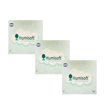 Humisoft Gentle Hydrating Soap 75gm Pack of 3