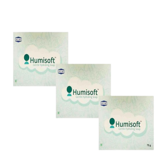 Humisoft Gentle Hydrating Soap 75gm Pack of 3