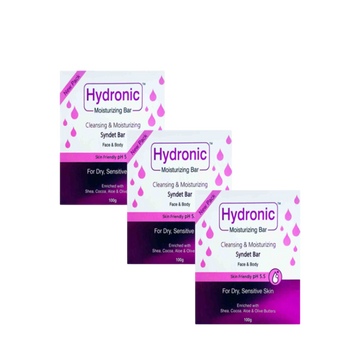 Hydronic Moisturizing Bar 100gm Pack of 3