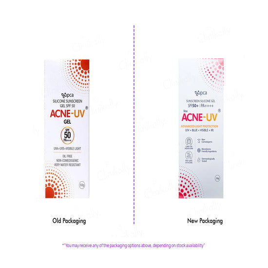 IPCA Acne-UV Gel Sunscreen SPF 50/PA+++, 50GM