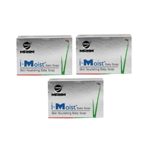 I moist baby soap 75g, pack of 3