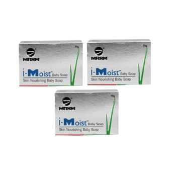 I moist baby soap 75g, pack of 3