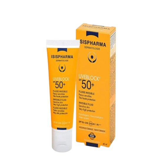 Isispharma UVE Block Invisible Fluid Sunscreen SPF 50+ PA++++ 40ml