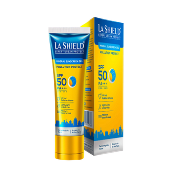 La Shield Pollution Protect Mineral Sunscreen Gel SPF 50 PA+++