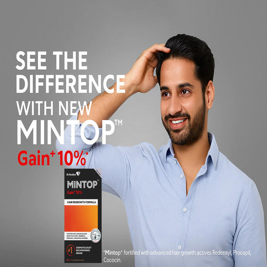 Mintop Gain Plus 10% Topical Solution, 60ml