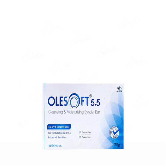 Olesoft 5.5 Soap - 75 g, Pack of 3