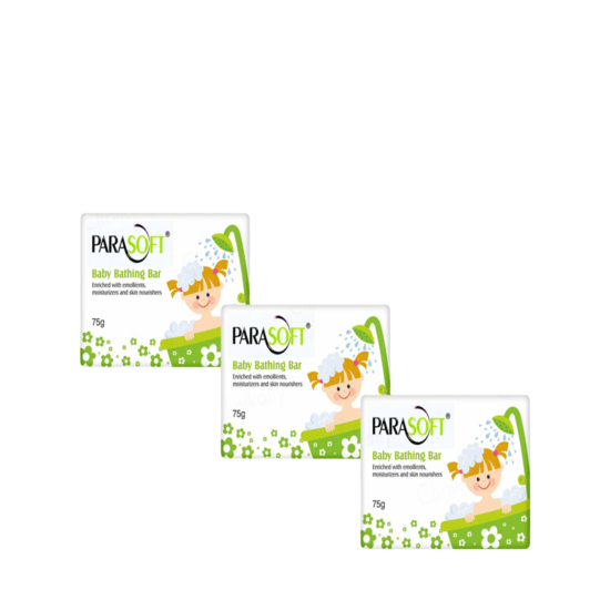 Parasoft Baby Bathing Bar, 75gm x 3