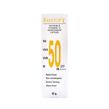 Raystop C Invisible Vitamin-C Sunscreen SPF 50 PA+++ 45gm